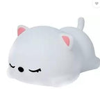 Silicon Snoring Cat Night Light Night Lamp