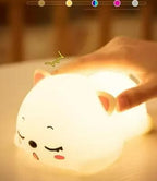 Silicon Snoring Cat Night Light Night Lamp